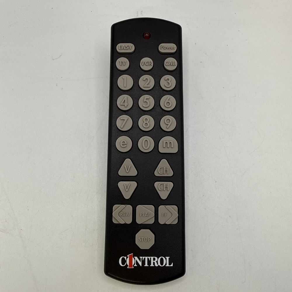 Genuine 1 Control Universal TV‎ VCR Remote Control 8273 Tested Working